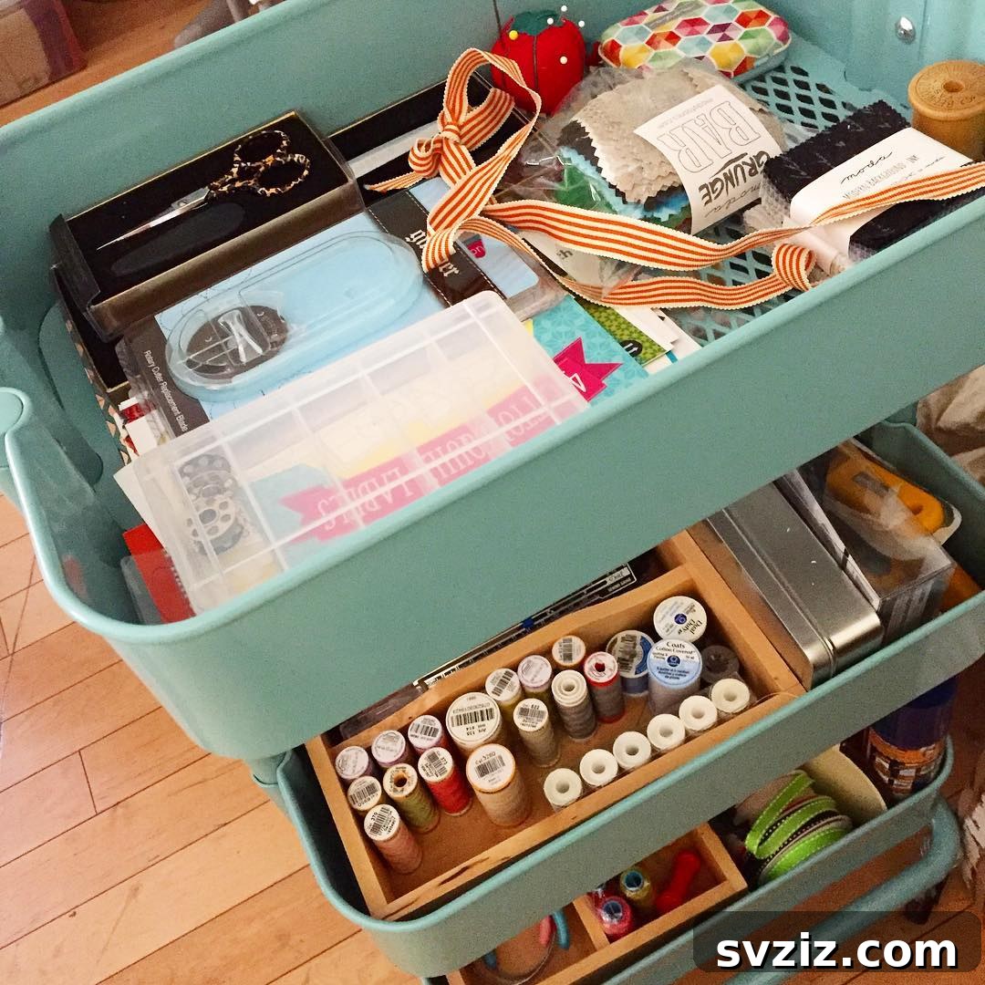 Sewing Cart