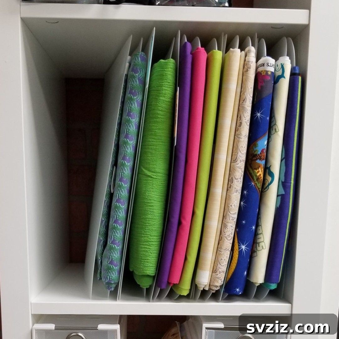 Cardboard Organizers for Fabric