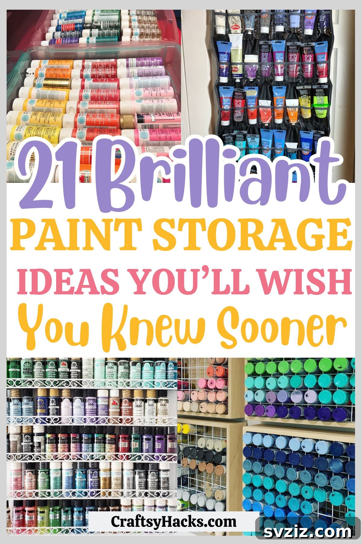 Streamline Your Studio: Clever Paint Storage Solutions 2 Creative Paint Storage Ideas for Crafters