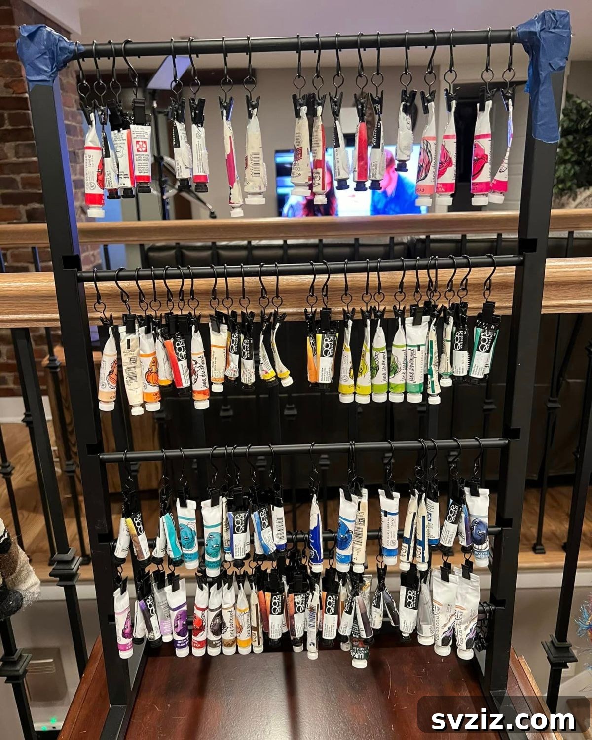 Streamline Your Studio: Clever Paint Storage Solutions 19 Dedicated Paint Organizing Rack System