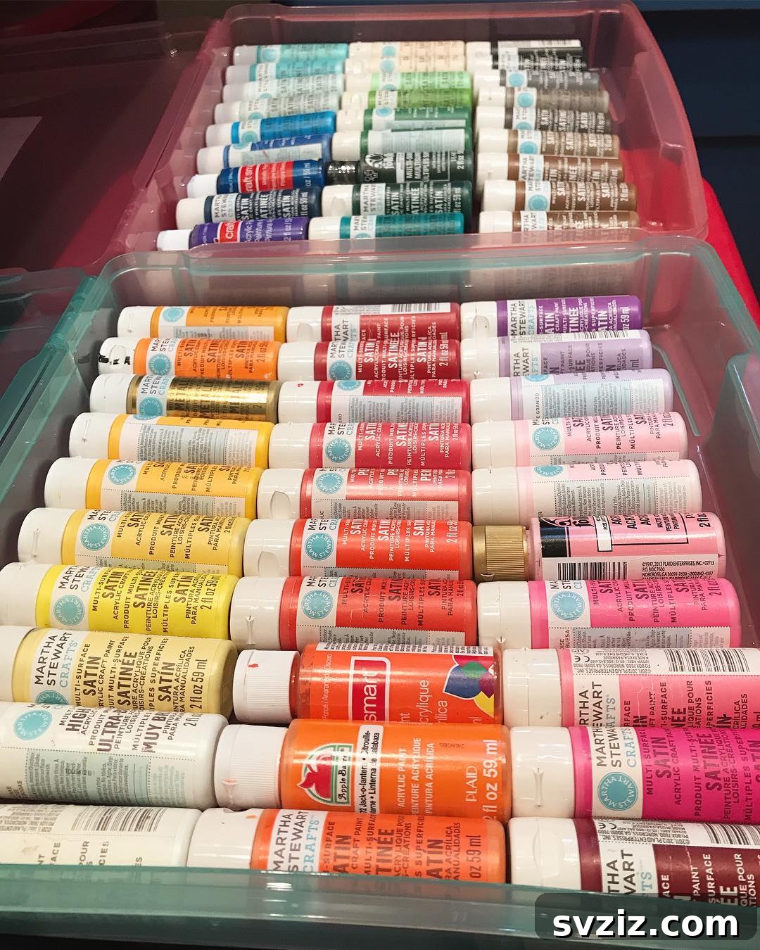 Streamline Your Studio: Clever Paint Storage Solutions 22 Multi-Purpose Scrapbooking Bin for Paint Storage