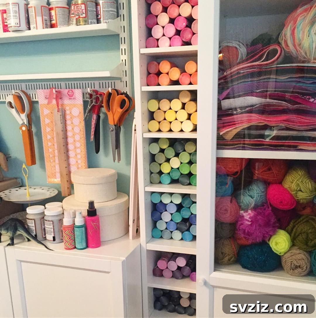 Streamline Your Studio: Clever Paint Storage Solutions 7 Classic Open Paint Shelves