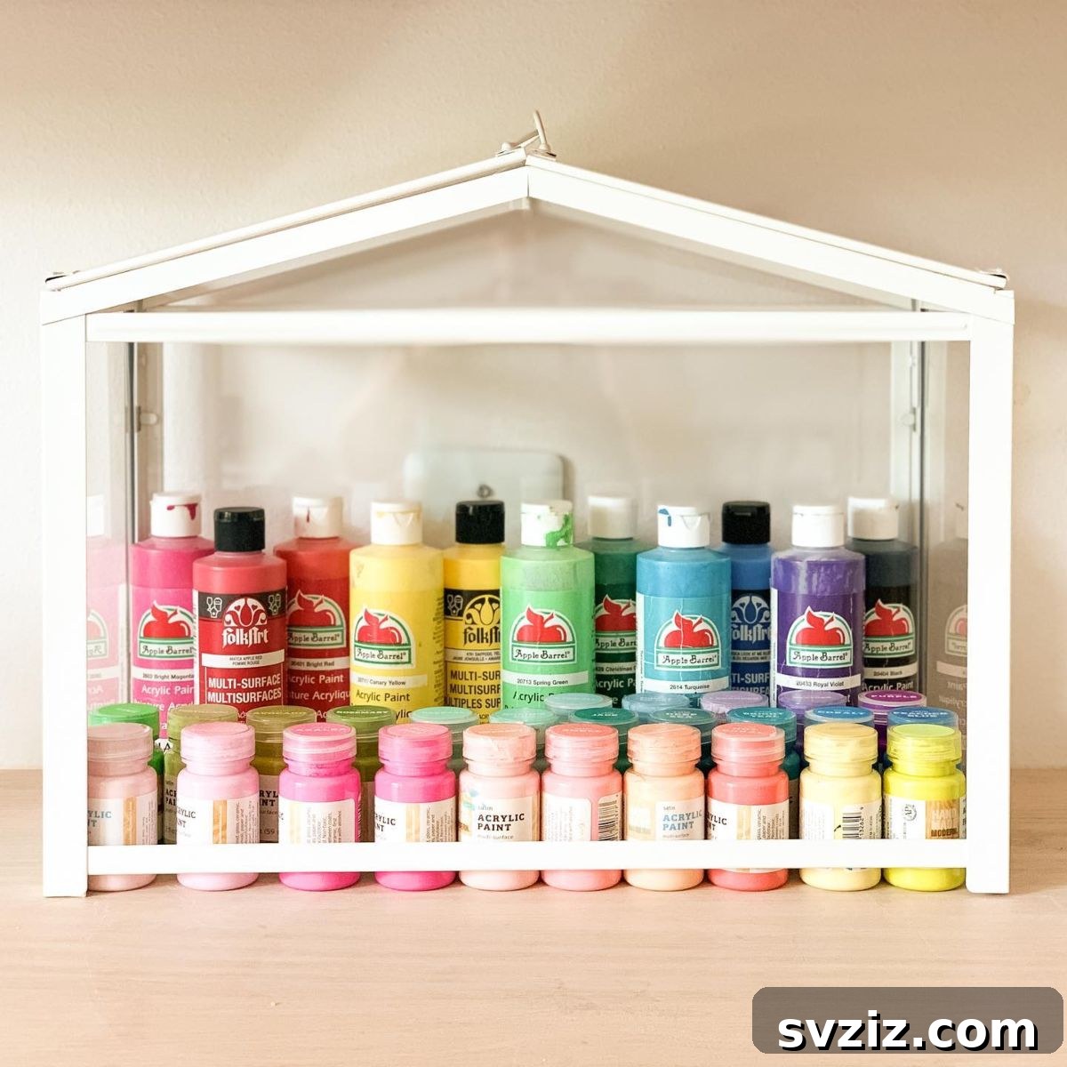 Streamline Your Studio: Clever Paint Storage Solutions 10 Miniature Paint House Organizer