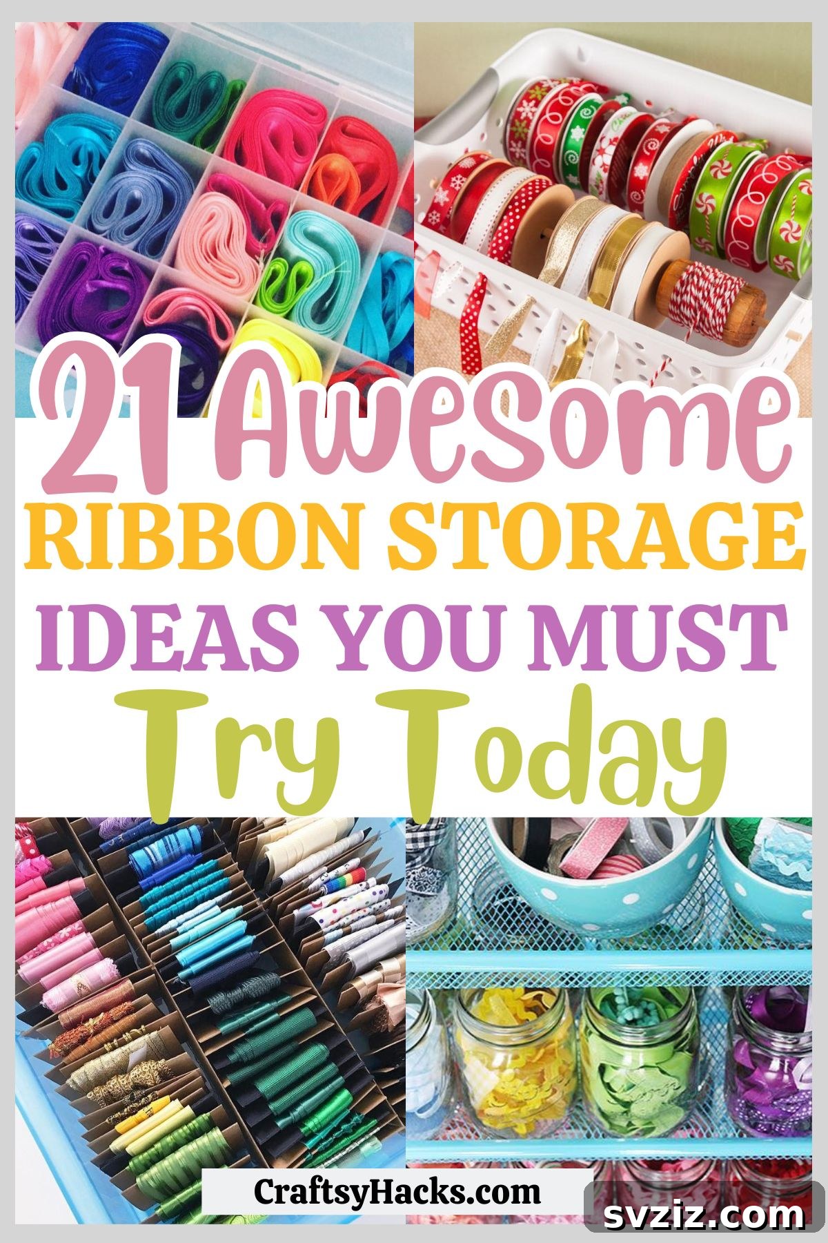 21 Genius Ribbon Organizing Solutions 2 ribbon storage ideas