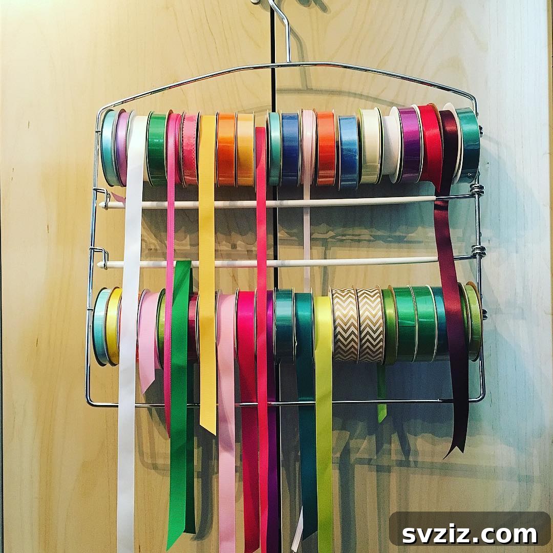 21 Genius Ribbon Organizing Solutions 23 Hanging Ribbons