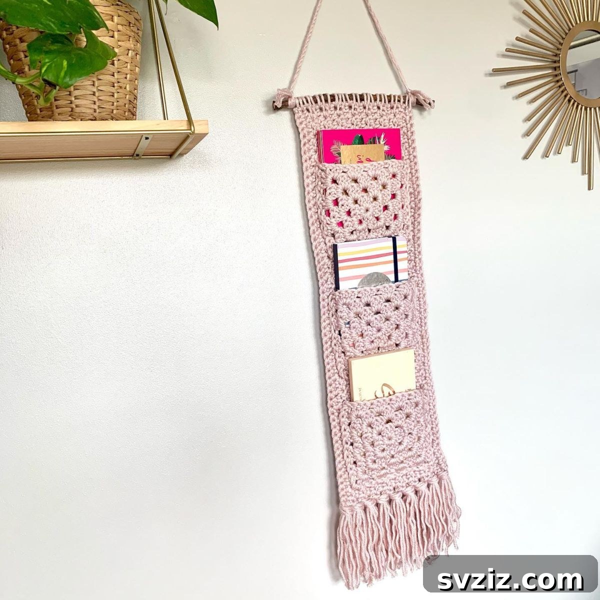 17 Ingenious Hanging Organizers to Maximize Vertical Space 12 Stylish wall hanging storage pockets