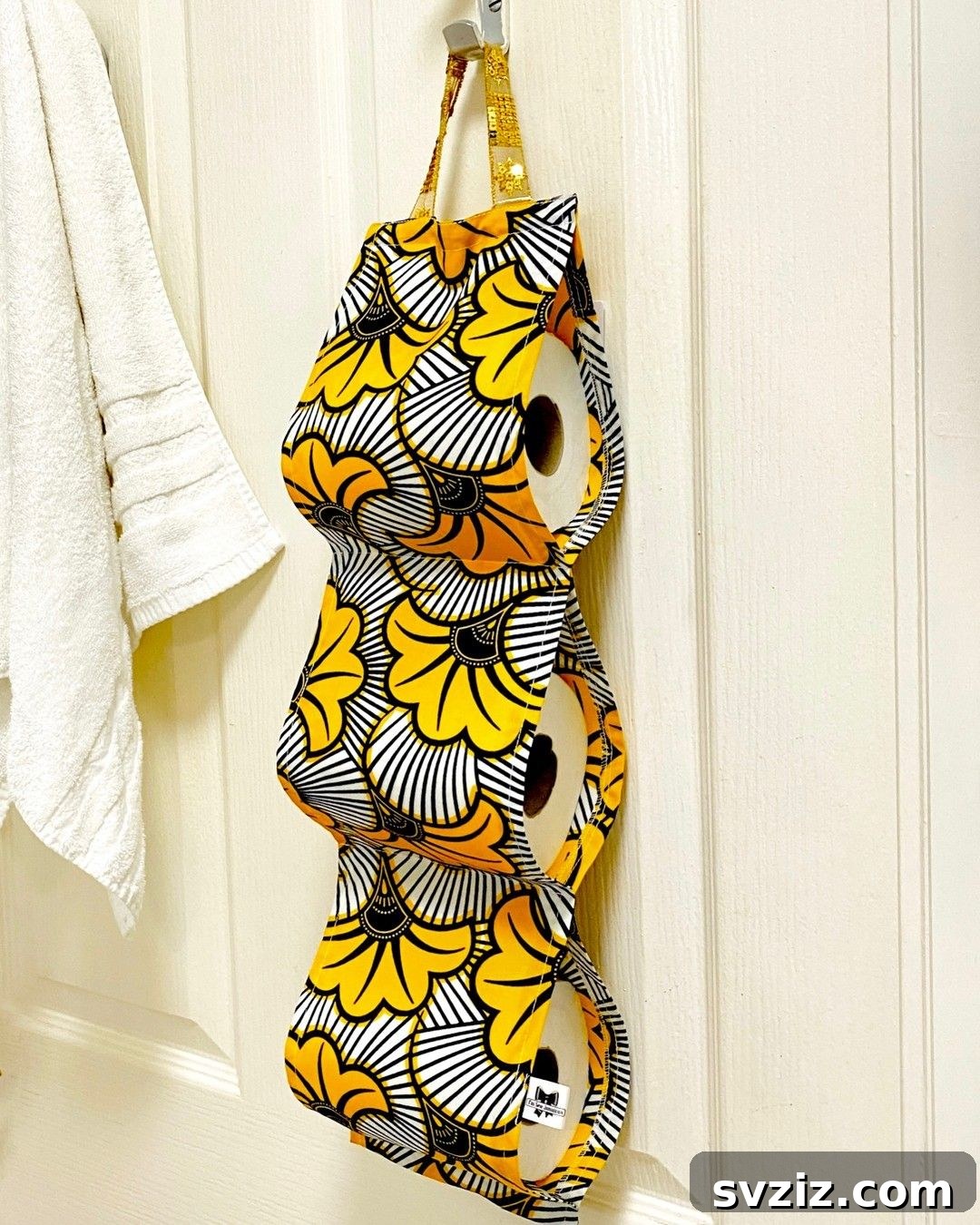 17 Ingenious Hanging Organizers to Maximize Vertical Space 19 Adorable hanging toilet paper storage organizer