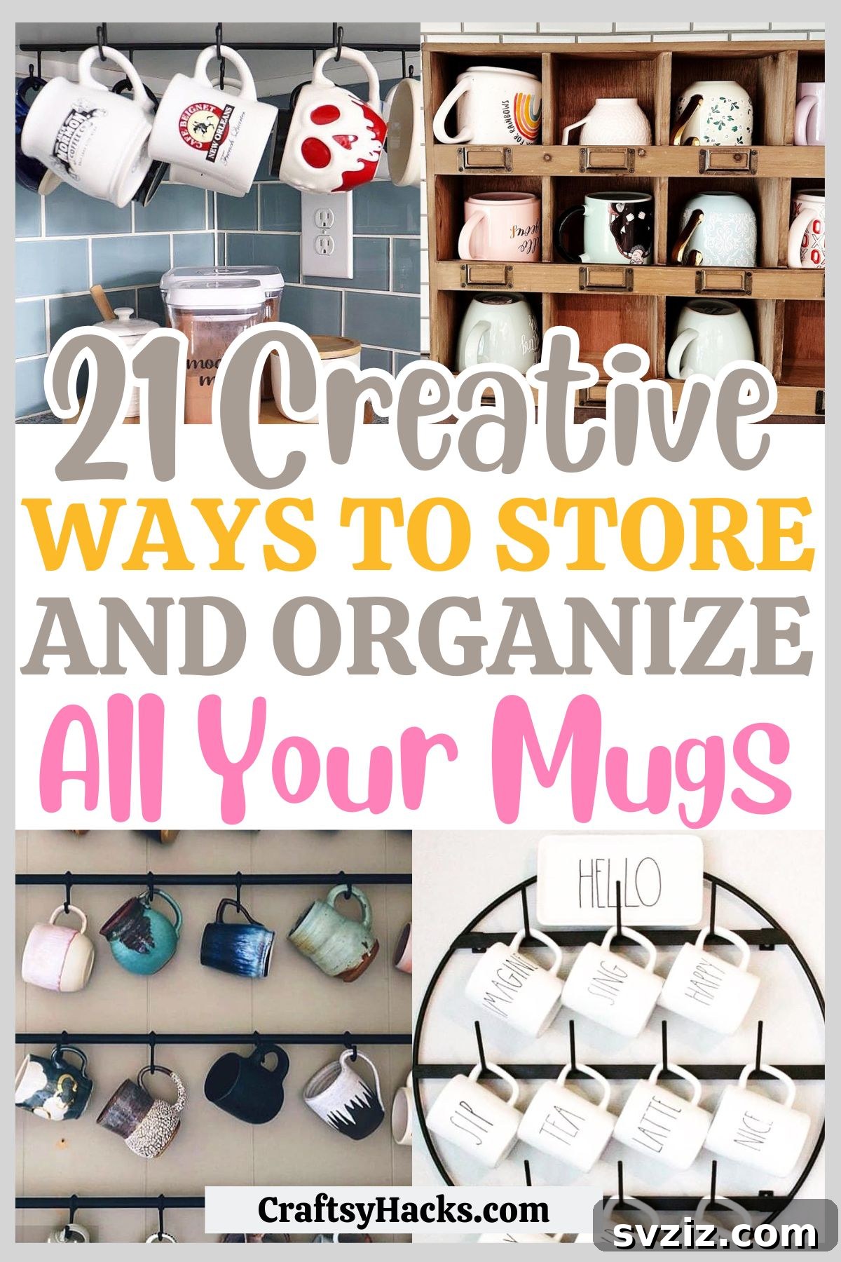 Mug Storage Ideas