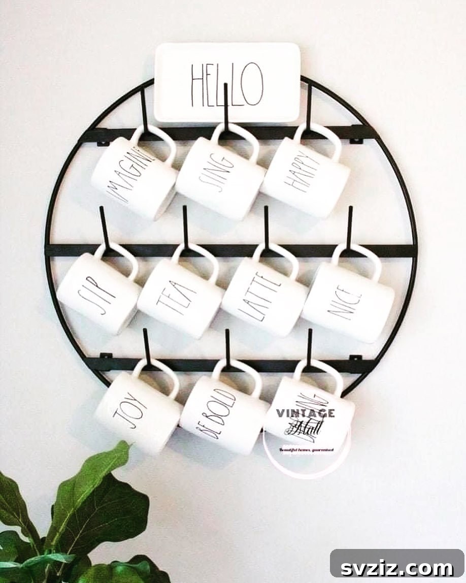  Hook Mug Organizer