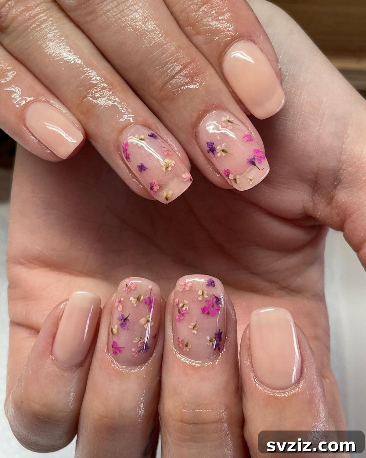 Stunning Bridal Nail Art Inspiration 36 Vibrant colorful floral nail art for a lively wedding manicure