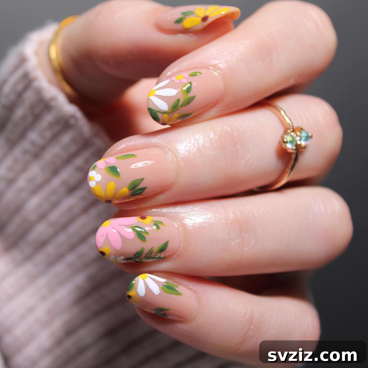 41 Stunning Floral Manicure Ideas to Blossom Your Look 12 ORLY Florals nails