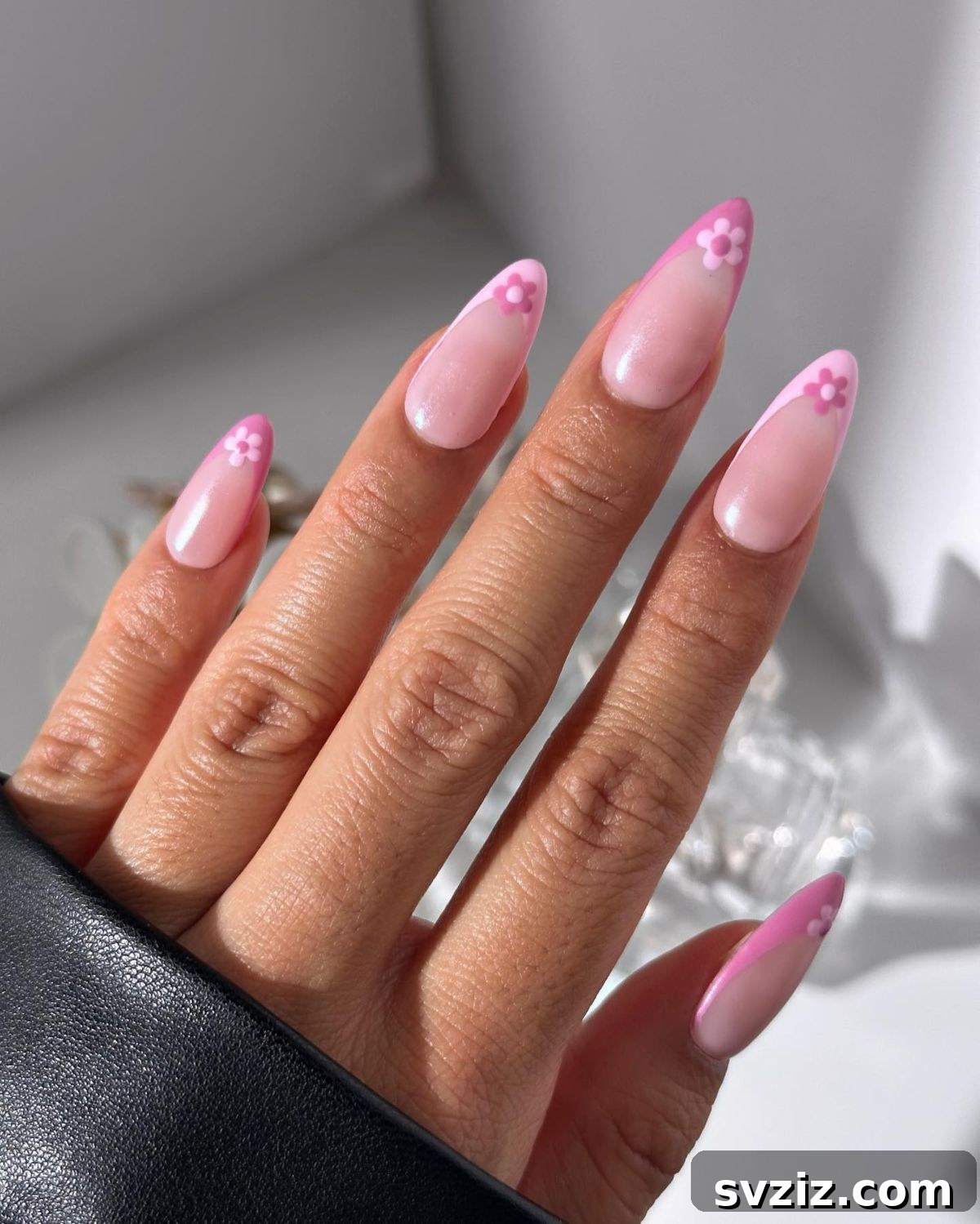 41 Stunning Floral Manicure Ideas to Blossom Your Look 30 Pink Love Floral Nails