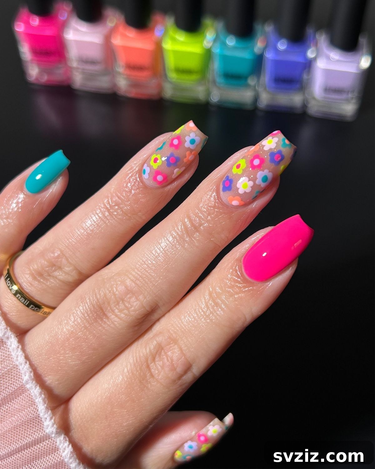 41 Stunning Floral Manicure Ideas to Blossom Your Look 42 Funky Floral nails