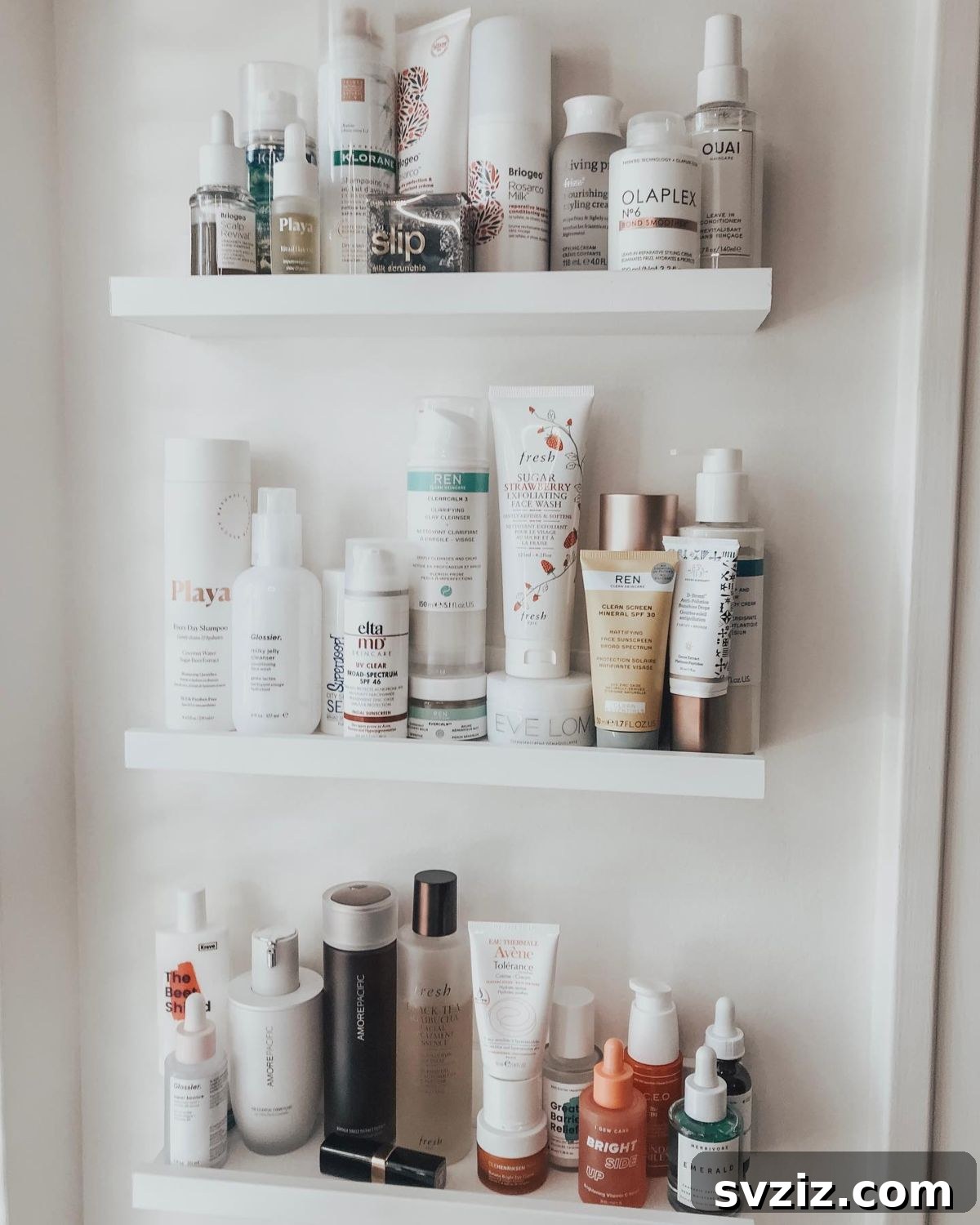 Skincare Shelves
