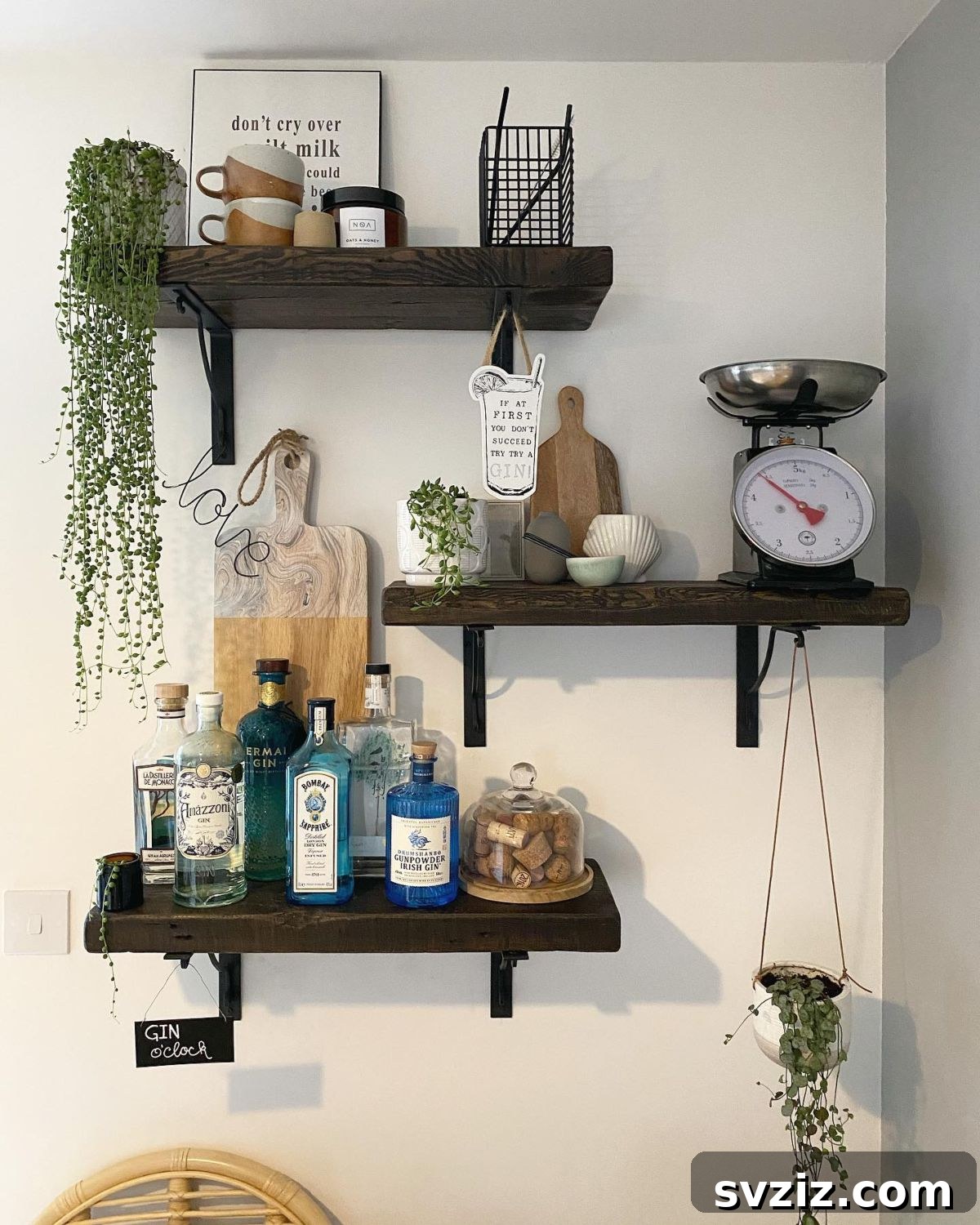 Hanging Bar Shelves
