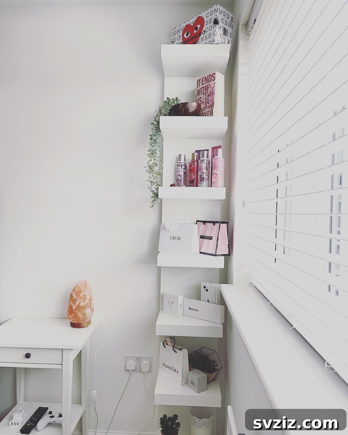 Mounted Bookshelves
