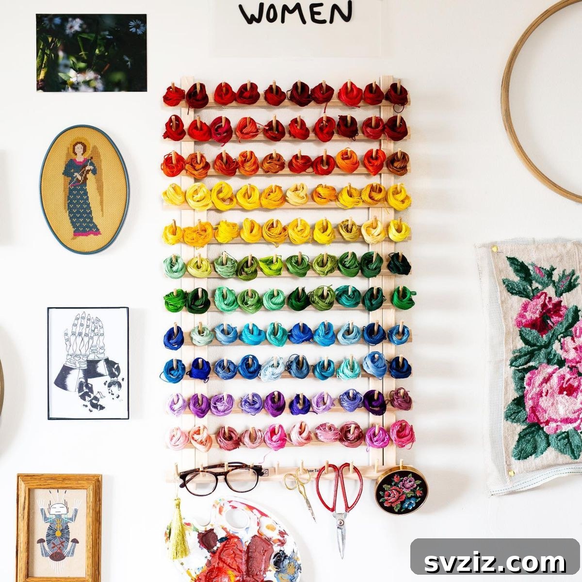  Wall Organizer with Hooks
