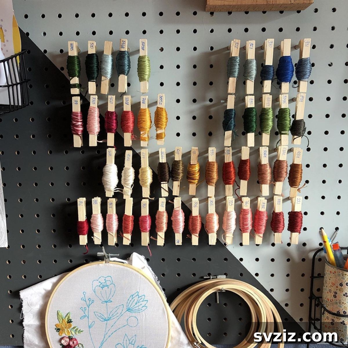 Clothespins and Pegboards