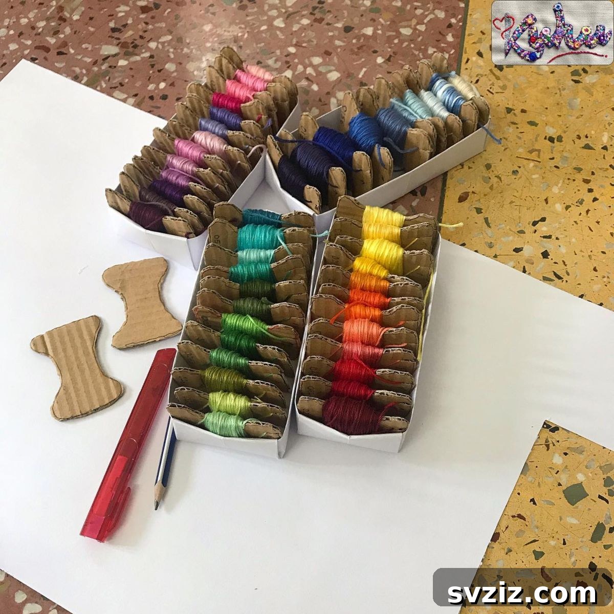 Cardboard Bobbins and Origami Boxes