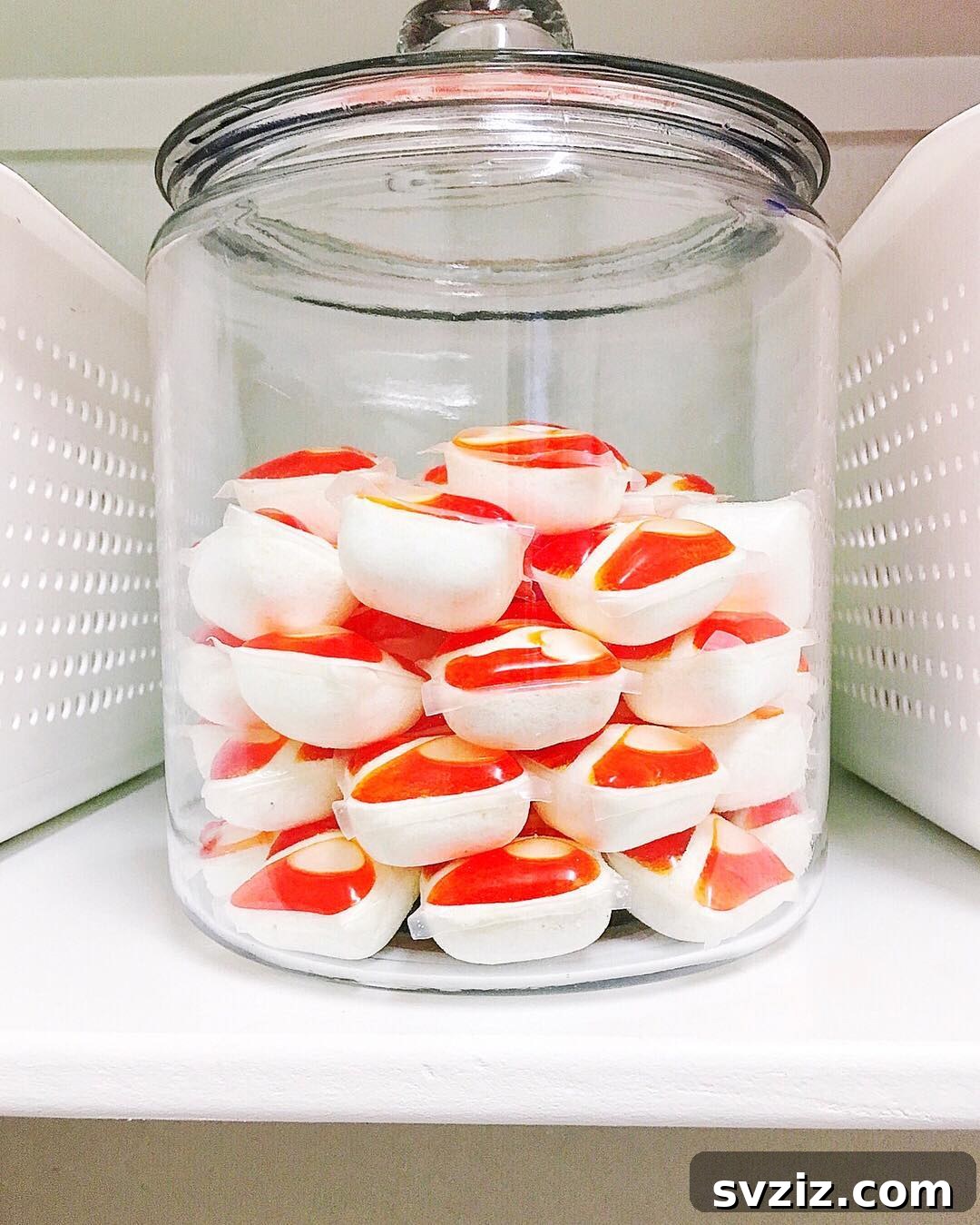 Everyday Jars, Extraordinary Organization 18 Laundry Pod Jars