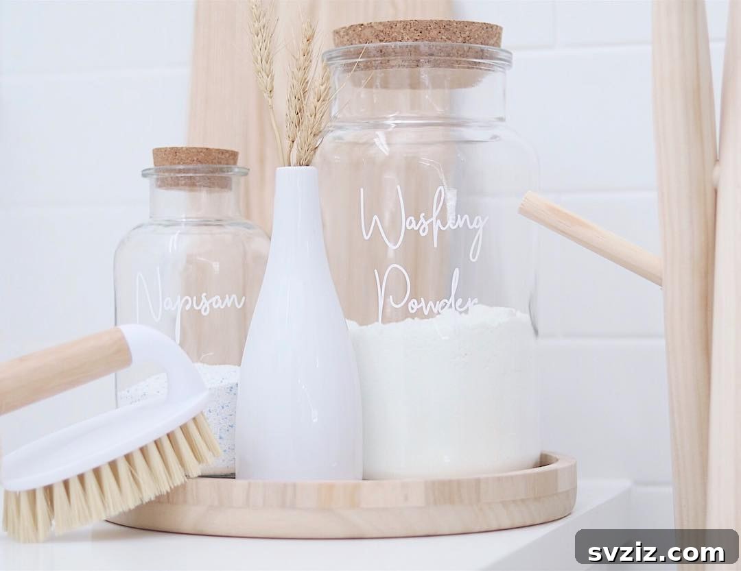 Everyday Jars, Extraordinary Organization 3 Laundry Powder Jars