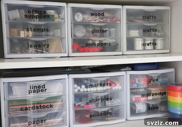 craft shelf