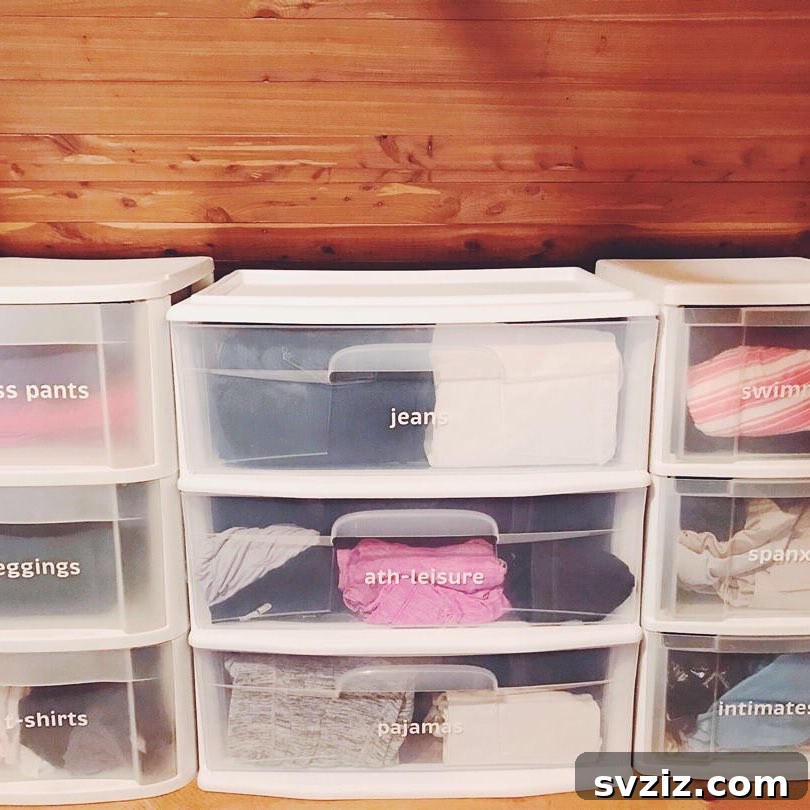  Folded Clothes Storage