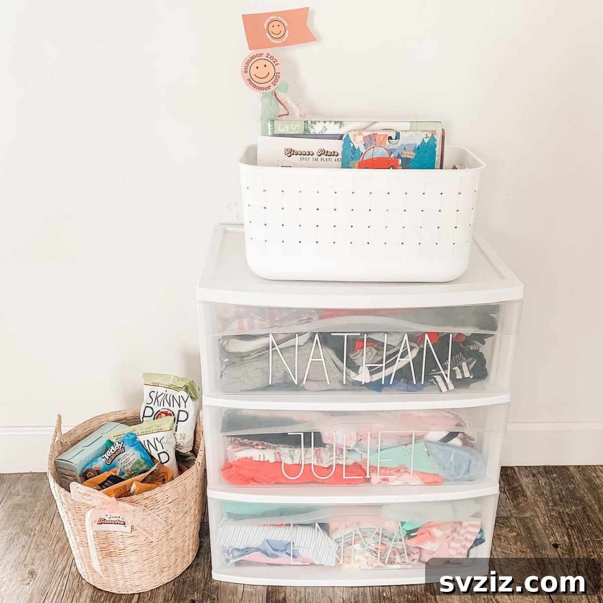 Kids Road Tripping Storage