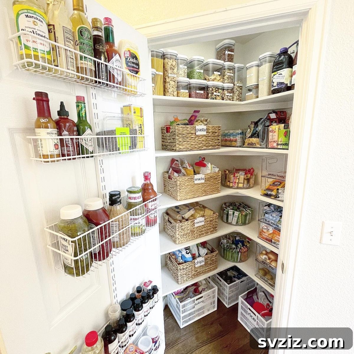 21 Genius Vertical Pantry Hacks for Ultimate Organization 10 Practical over-the-door wire rack maximizing pantry storage for condiments and frequently used items without installation.