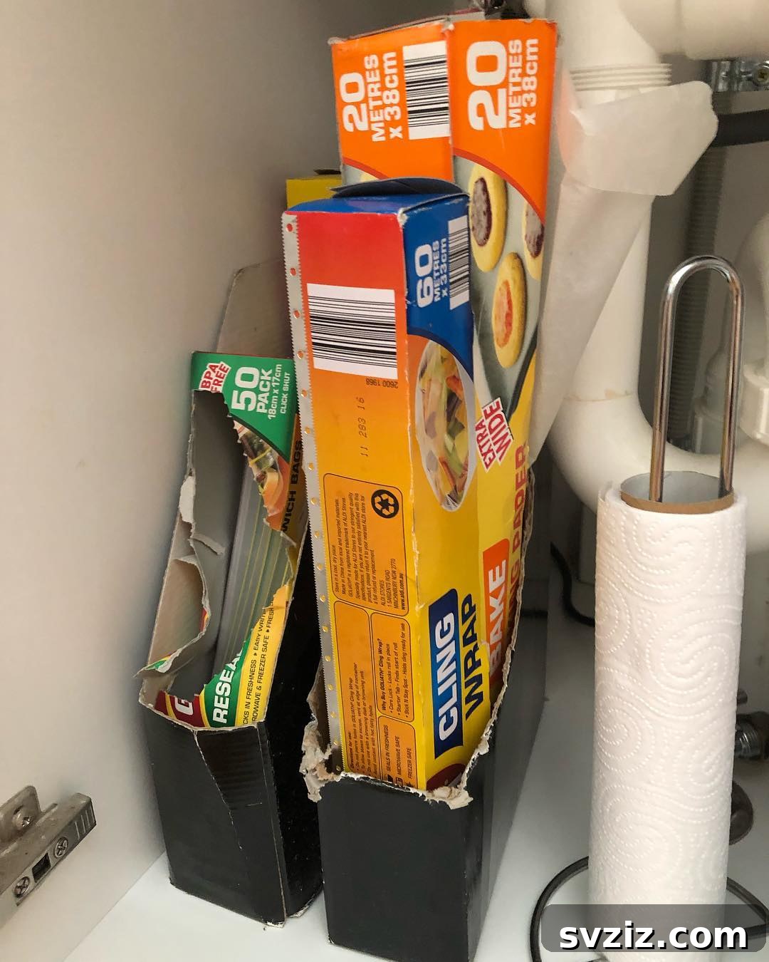 21 Genius Cardboard Hacks for an Organized Home 20 Cardboard Document Holders for Organizing Under-Sink Kitchen Clutter