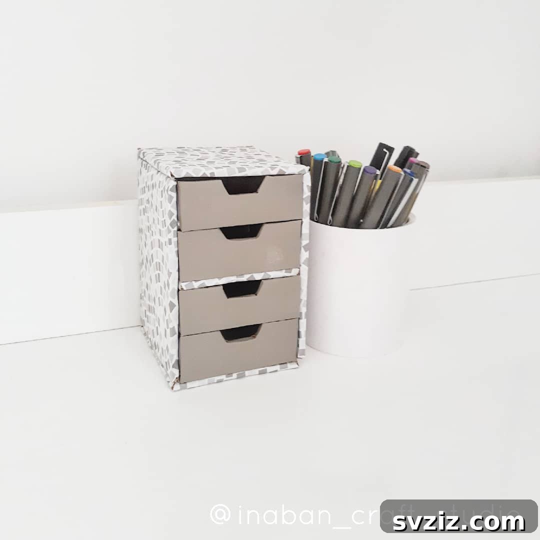 21 Genius Cardboard Hacks for an Organized Home 22 Cute DIY Cardboard Mini Drawers for Small Items like Paper Clips and Buttons
