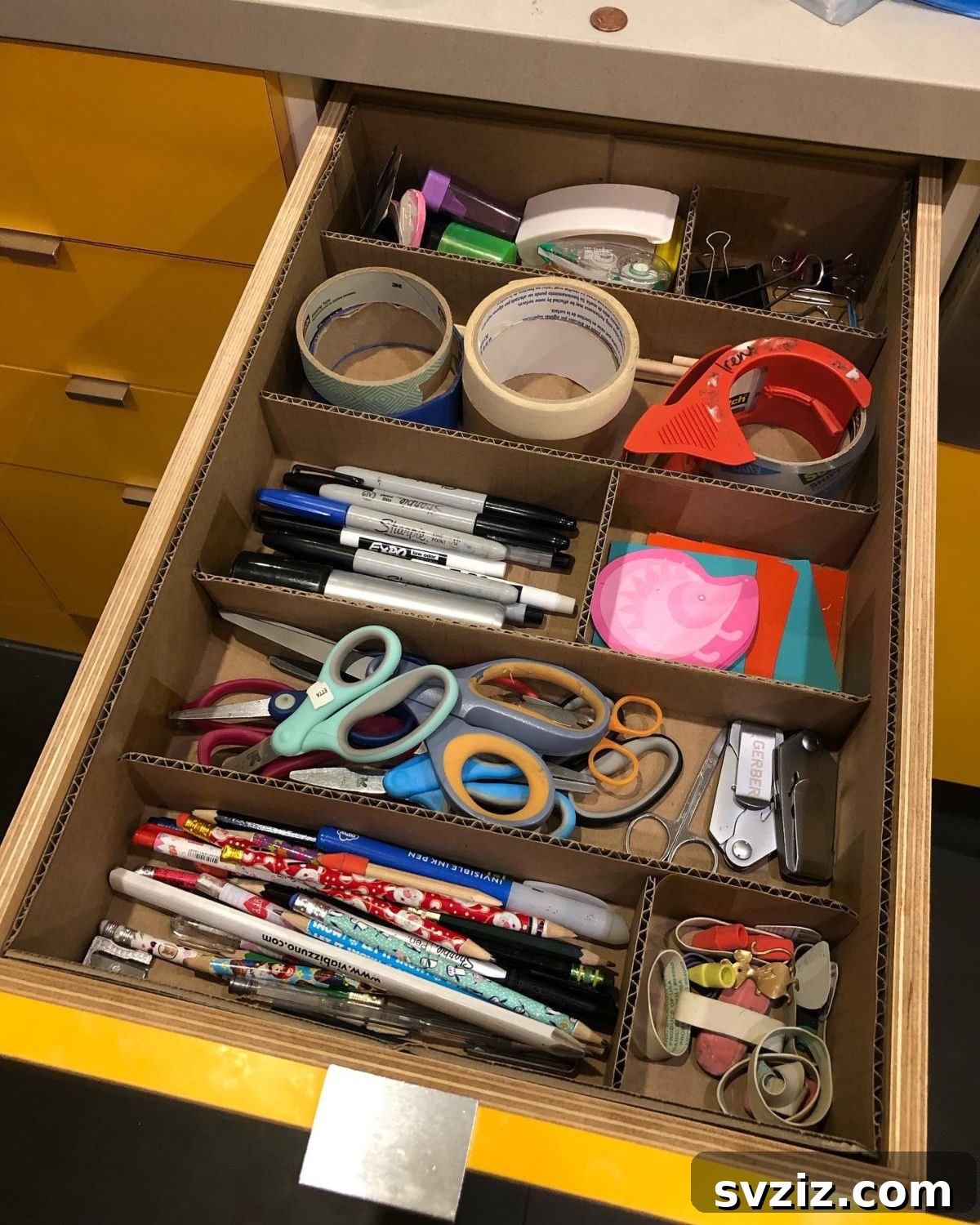 21 Genius Cardboard Hacks for an Organized Home 4 Customizable Cardboard Drawer Dividers for Home Organization