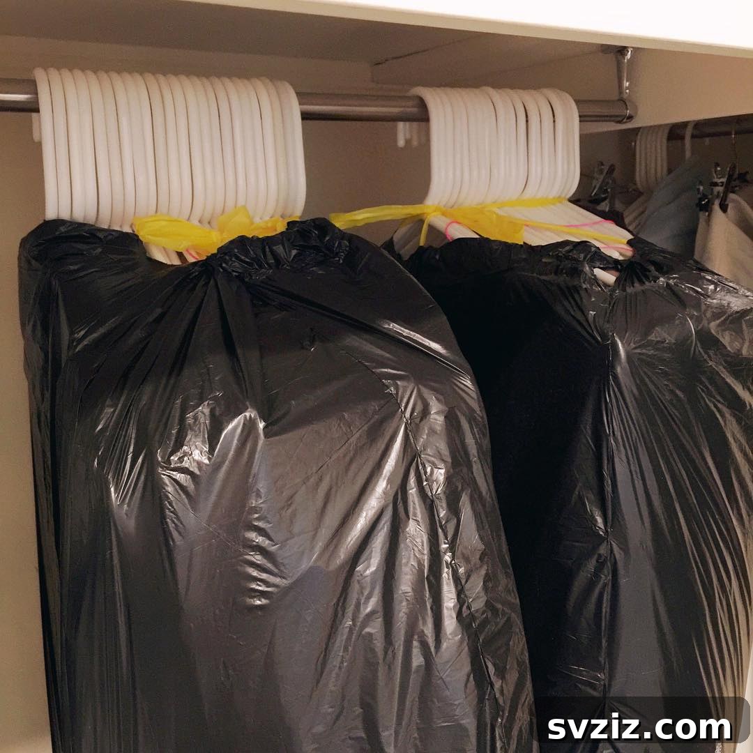 Effortless Organization: 21 Hacks for a Life on the Go 20 Garbage Bags