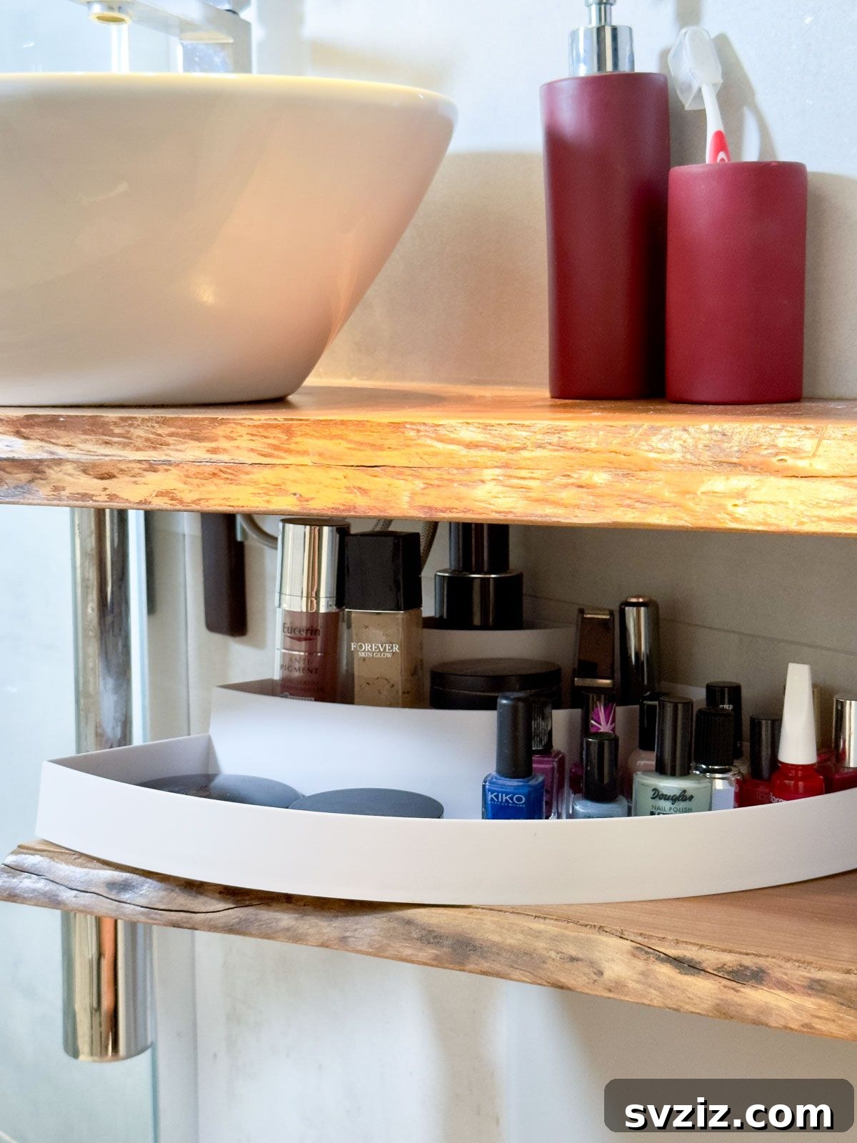 Unlock a Tidy Vanity: Genius Makeup Organization 8 spice rack