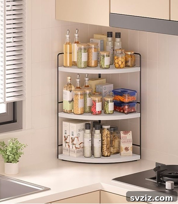 21 Genius Vertical Kitchen Hacks to Maximize Your Space 18 Canister Corner
