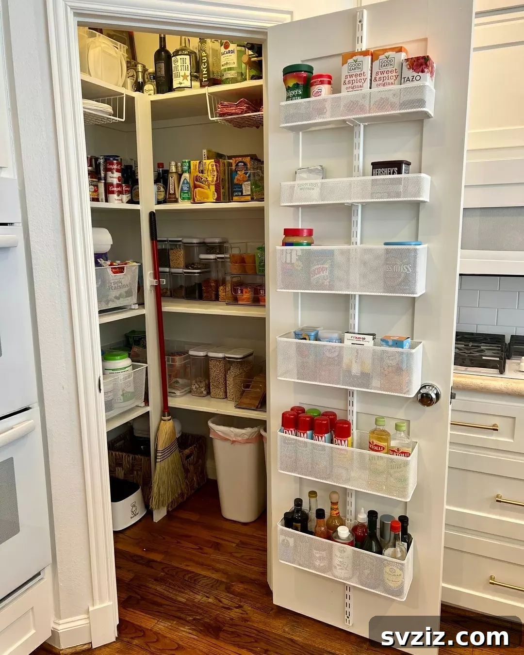 21 Genius Vertical Kitchen Hacks to Maximize Your Space 7 Behind the Door Organizer