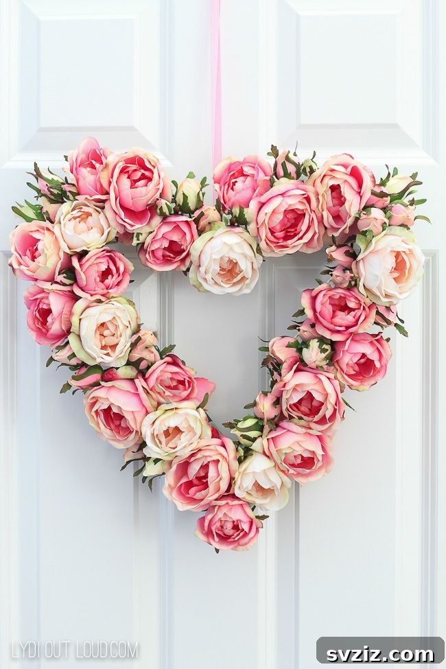 Blooming Buds Valentine's Wreath