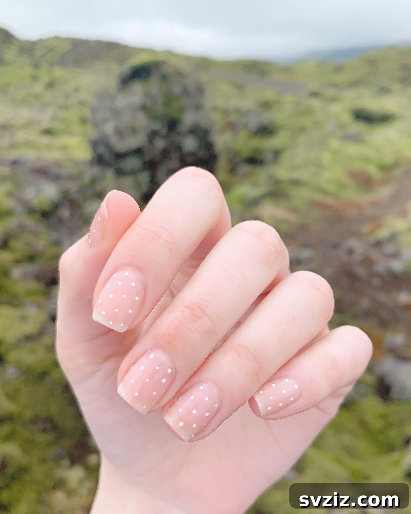 Adorable Minimalist Nails with Charming Dot Designs