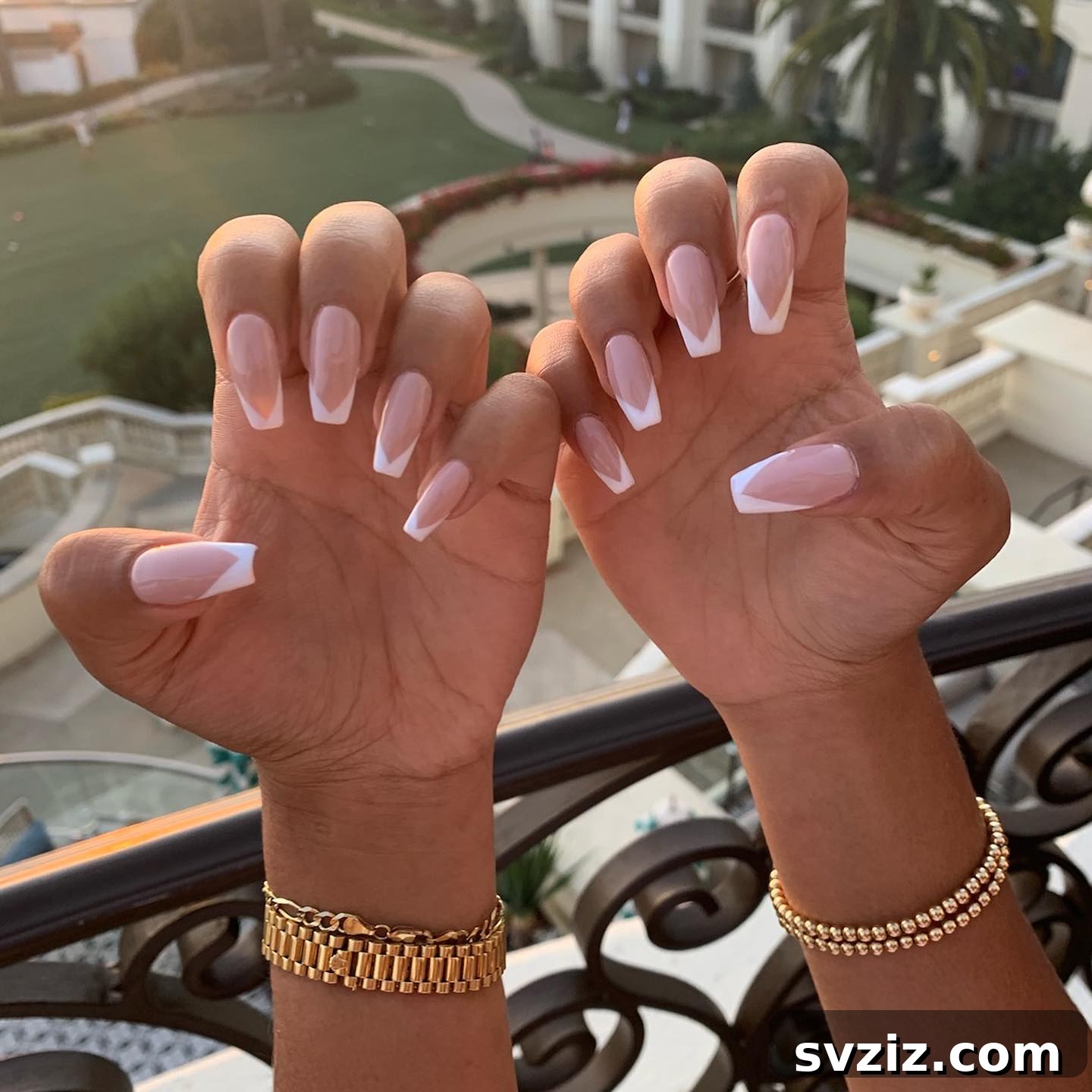 41 Chic and Elegant Nail Design Ideas 3 1. French Nails with a Twist