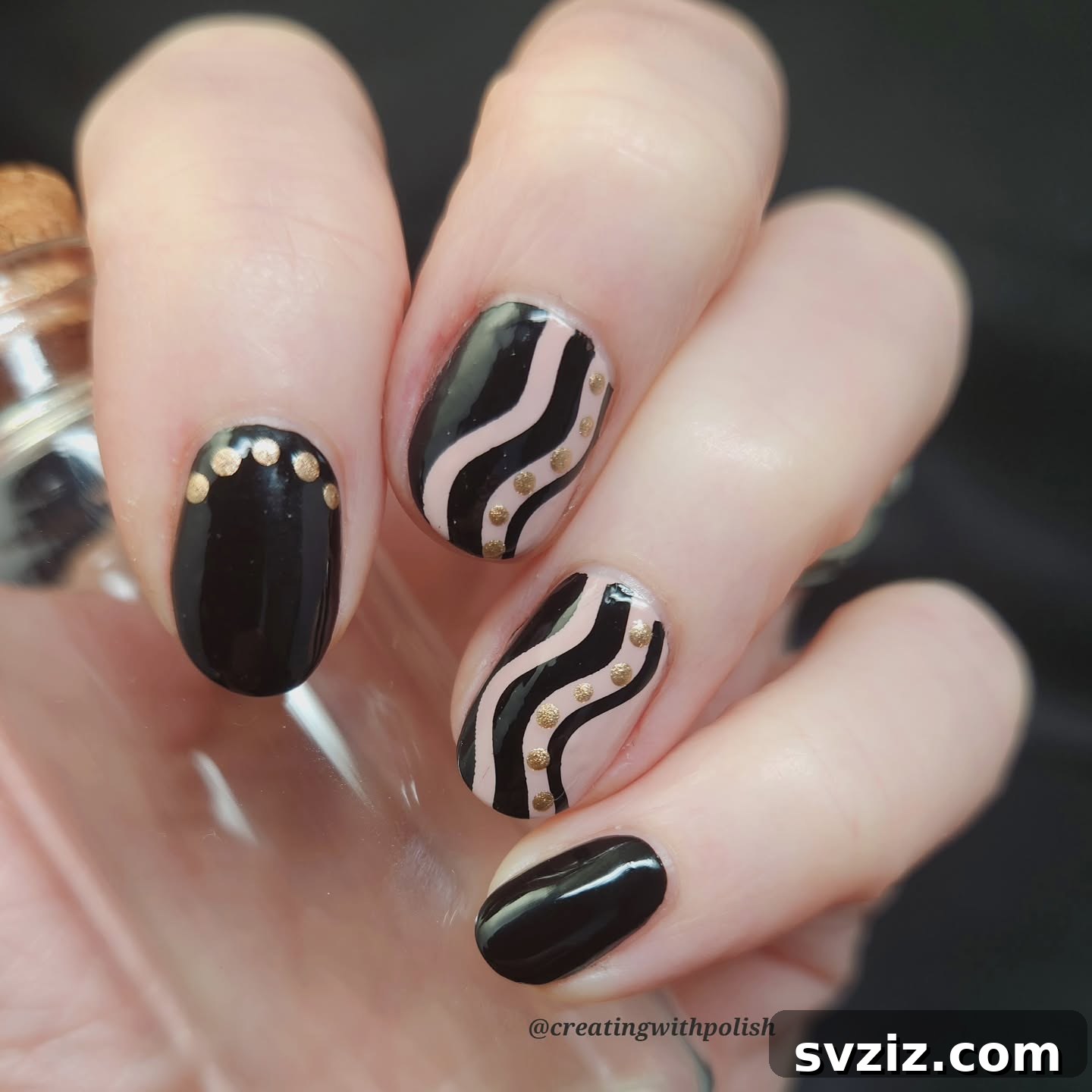 41 Chic and Elegant Nail Design Ideas 23 21. Funky Black Nails