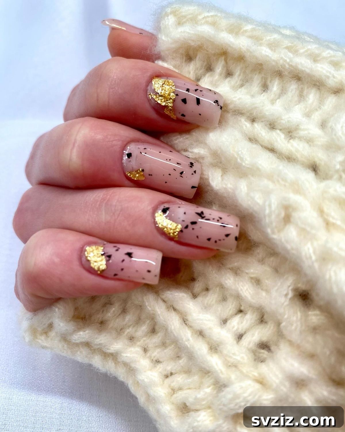 41 Chic and Elegant Nail Design Ideas 27 25. Glamorous Nude Nails