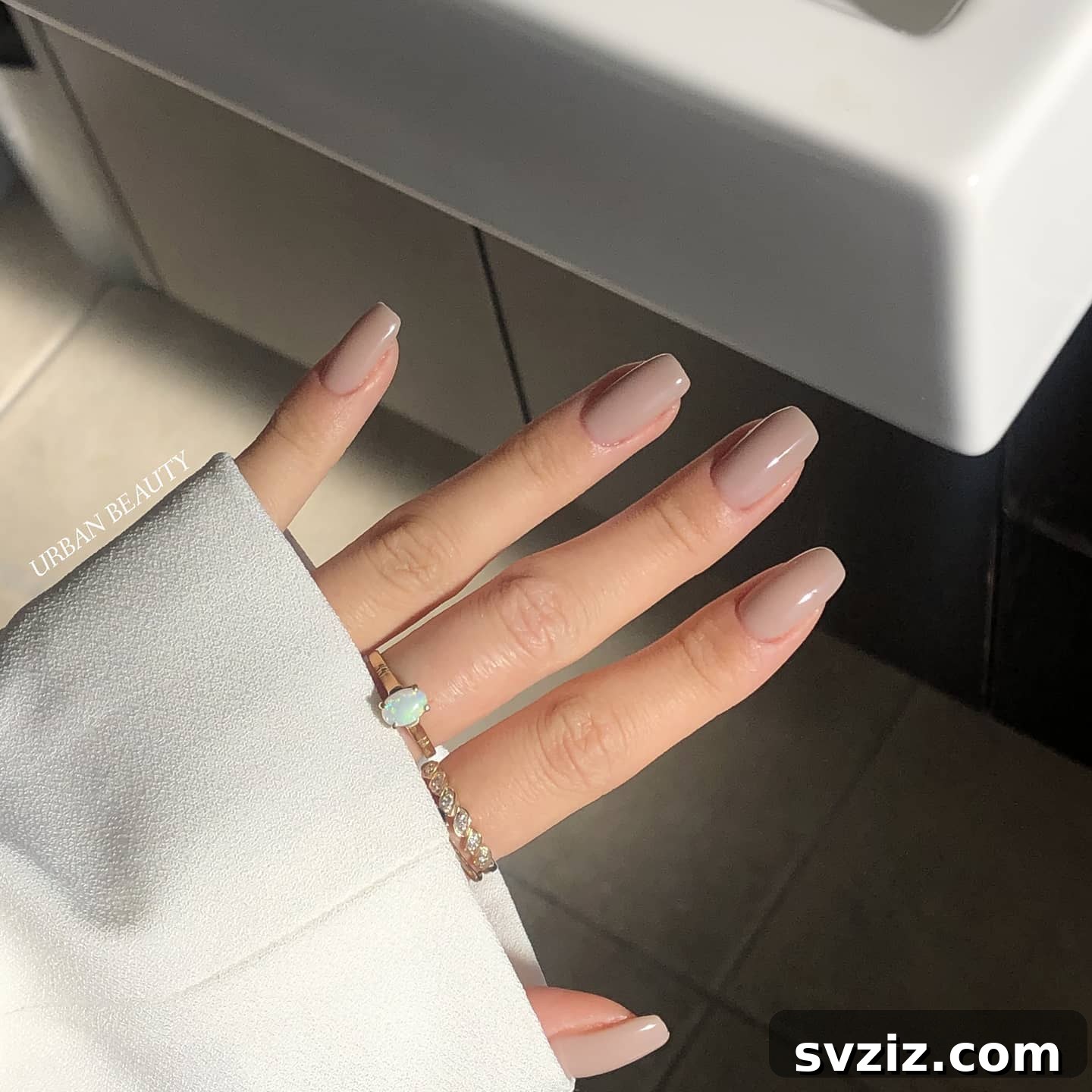 41 Effortless Nude Nail Ideas for Everyone 21 Soft and muted pink nude nails, offering an elegant, versatile, and year-round manicure option.