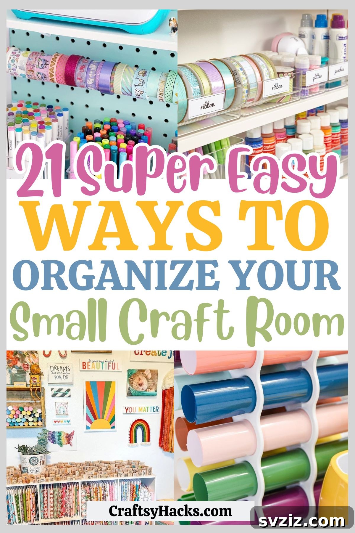 Small craft room organization ideas for maximizing space and boosting creativity