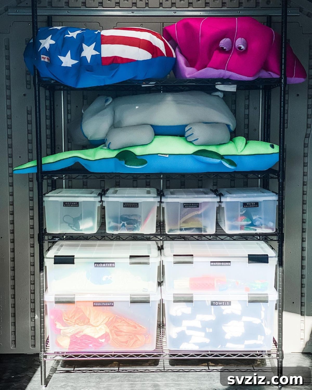21 Genius Shed Organization Ideas for a Clutter-Free Outdoor Oasis 22 20. Steel Shelving Unit