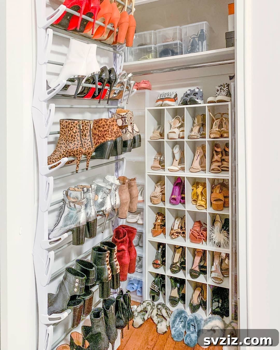 Versatile cubby storage organizer for shoes, clothes, or toys