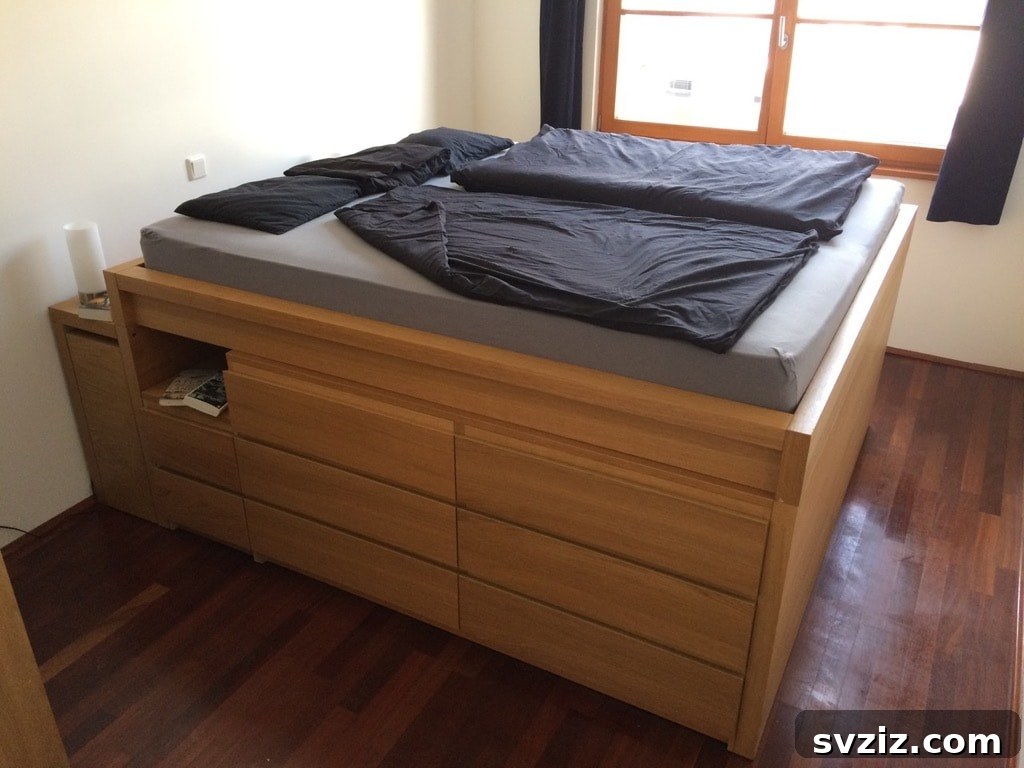 20 Stylish IKEA Bed Hacks to Elevate Your Bedroom 20 Malm Storage Bed
