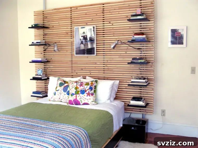 20 Stylish IKEA Bed Hacks to Elevate Your Bedroom 8 Headboard Shelving