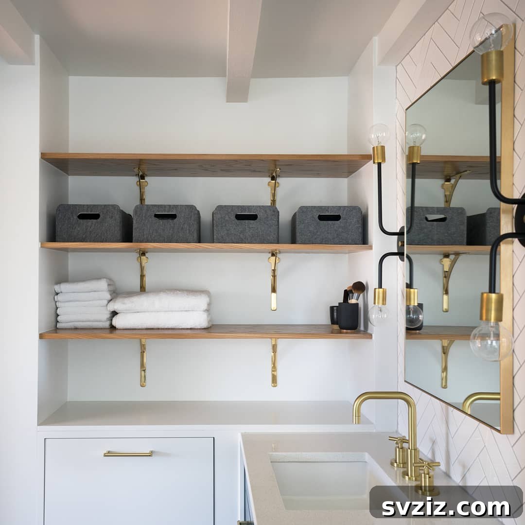 18. Master Bathroom Shelving