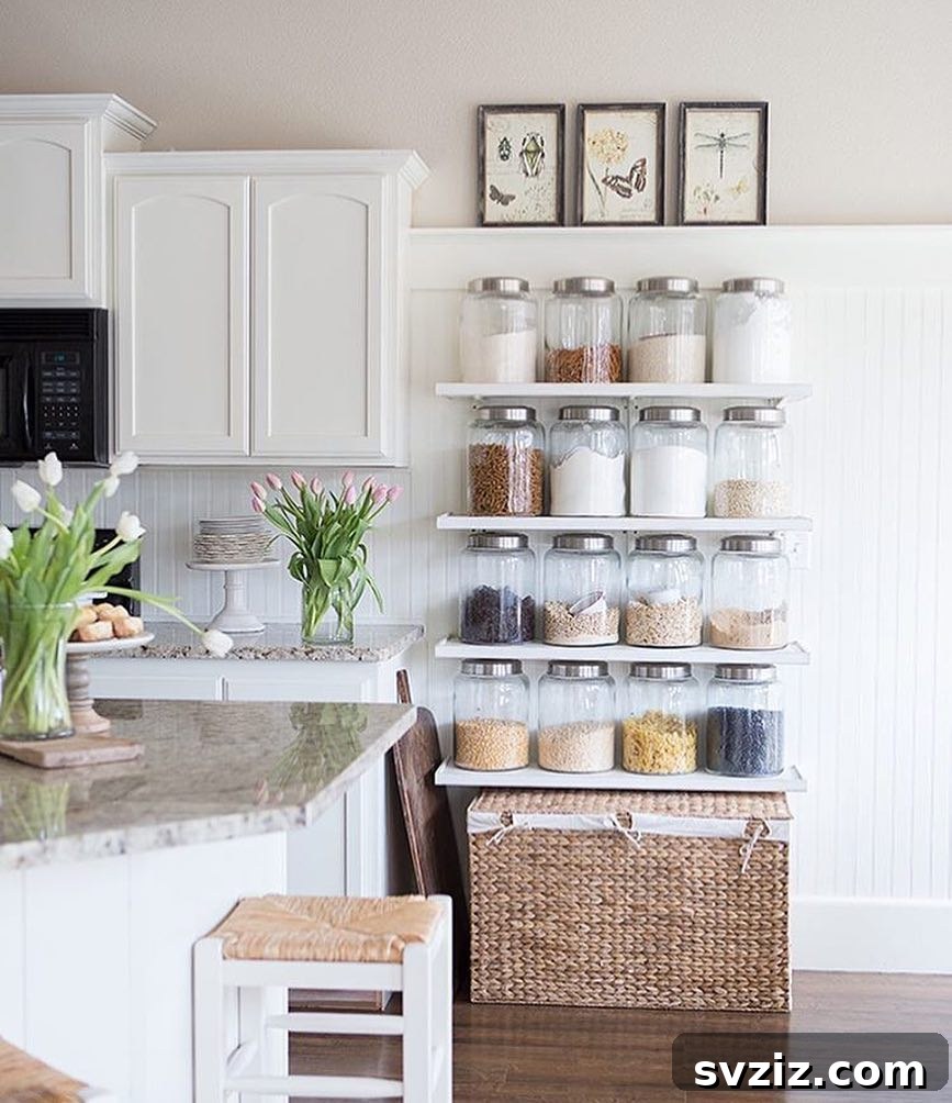 23. Kitchen Open Shelving