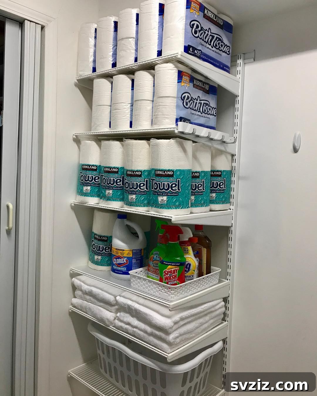 24. Laundry Floor To Ceiling Shelving